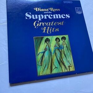 Vintage Diana Ross and the Supremes Greatest Hits Vinyl record LP